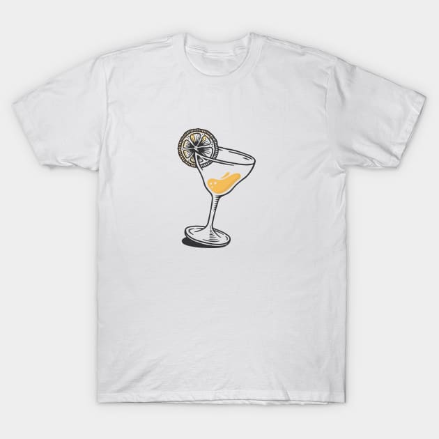 Glass of wine T-Shirt by Shankara